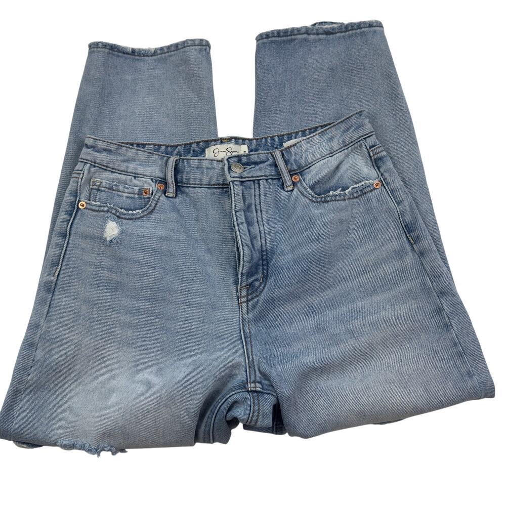 Jessica Simpson Patchwork Distressed Throwback Vi… - image 2